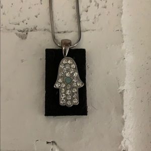 3/$15 Rhinestone Hamsa Necklace